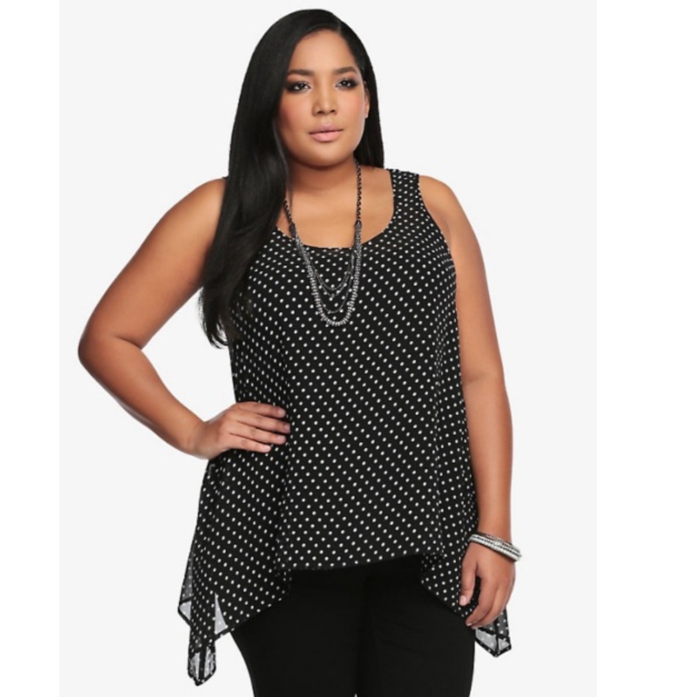 Shark bite polka dot